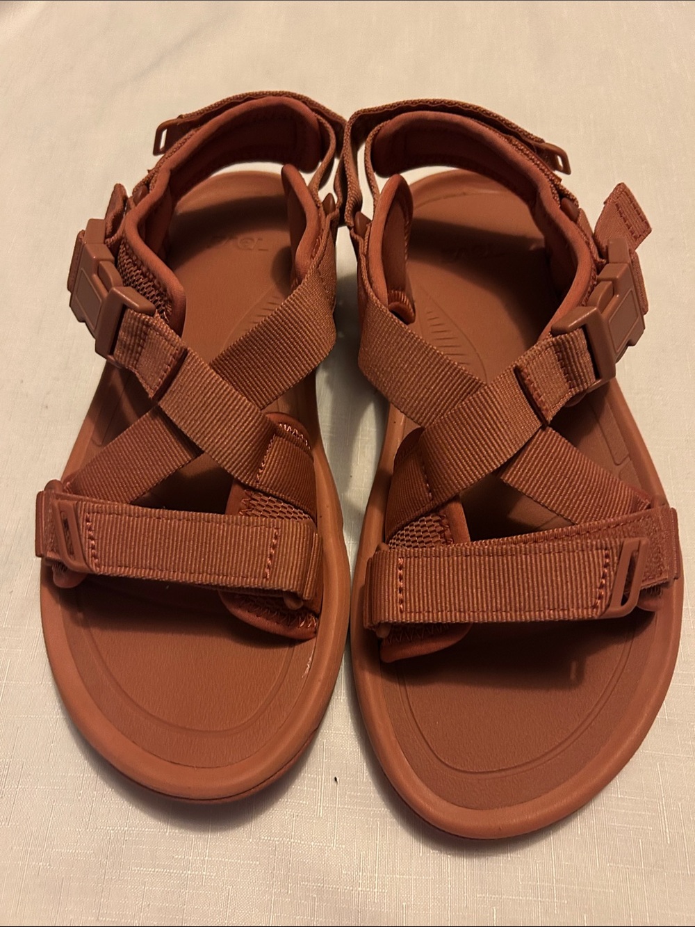 Teva Women's Sandals - Rust Brown Strappy Sport Sandals